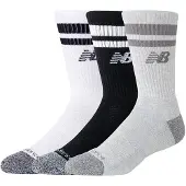 New Balance Meias Crew Active Lifestyle Striped Sortido