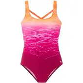 LASCANA Fato de banho laranja / fúcsia / rosa claro