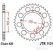 JT Sprockets Roda Dentada Traseira 420 Jtr1131.45 Steel