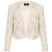 Faina Blazer nude / turquesa / caramelo / branco