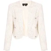 Faina Blazer turquesa / offwhite
