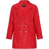 Faina Blazer vermelho
