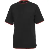 Urban classics Camisa vermelho / preto