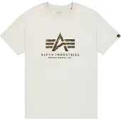 Alpha industries Camisa mel / cinzento claro / preto