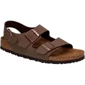 Birkenstock Sandálias rasas Milano mulheres - Castanho - 47
