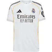 Adidas Camisola de futebol 'Real Madrid 25/26' amarelo / preto / branco