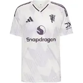 Adidas Camisola de futebol 'Manchester United 25/26' azul noturno / branco