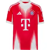 Adidas Camisa funcionais 'FC Bayern München Home 25-26' vermelho / branco
