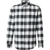 Jack & Jones Camisa 'JWHJOSHUA' preto / branco
