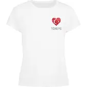 Merchcode Camisa 'Turkey' vermelho rubi / branco
