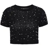 Faina Pullover 'Festive' preto