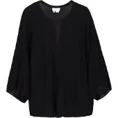 Usha WHITE LABEL Casaco de malha 'Minimalistic' preto