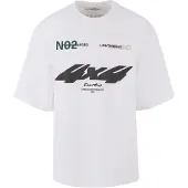 Mister tee Camiseta De Manga Curta Motorsport Heavy Oversize Sleeve