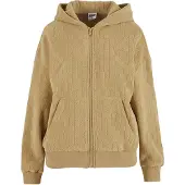 Urban Classics Moletom Com Fecho Jacquard Velvet Oversized