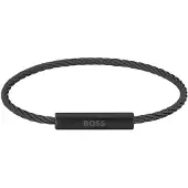 HUGO BOSS Bracciale Nero Alek 1580389 — Bracciale