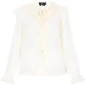 Faina Blusa branco lã