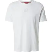 HUGO Camisa 'Diragolino' cinzento-prateado / branco
