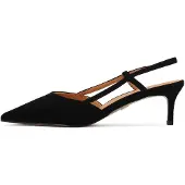 Kazar Sapatos abertos atrás preto