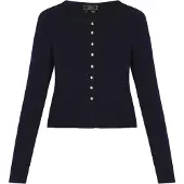 Faina Casaco de malha navy