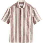 Next Camisa ecru / azul / oliveira / melancia