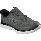 SKECHERS Sapatilhas baixas cinzento escuro