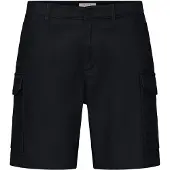 !Solid Calças cargo ' SDMohan Stretch ' preto