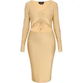 Faina Vestido 'Festive' ouro