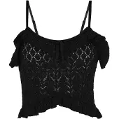 Faina Top de malha preto