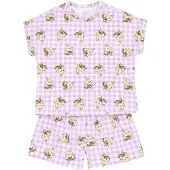 Chicco Pijama bege / cor-de-rosa / branco