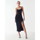 BWLDR Vestido 'Lani' azul noturno