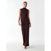BWLDR Vestido 'LANA' castanho