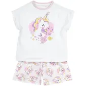 Chicco Pijama cor-de-rosa / branco