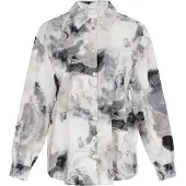 Usha Blusa cinzento / greige / cinzento claro / preto