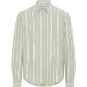 Blend Camisa 'BHBobby' verde claro / offwhite