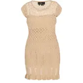Faina Vestido 'Festive' bege
