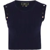 Faina Top 'Festive' navy