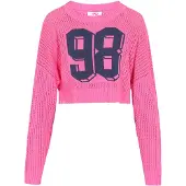 Mymo Pullover navy / rosa