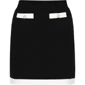 Faina Saia 'Festive' preto / branco