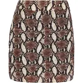 Faina Saia 'Festive' castanho escuro / cáqui / preto / offwhite