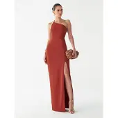 BWLDR Vestido 'Boston' castanho ferrugento