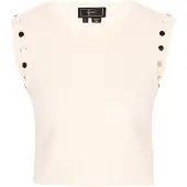 Faina Top 'Festive' creme