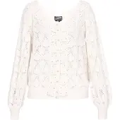 Dreimaster Casaco de malha offwhite