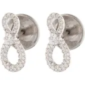 Swarovski Brincos prata / transparente