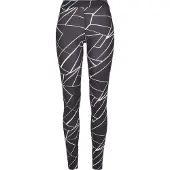 Urban Classics Leggings preto / branco