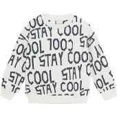 Minymo Pullover ' MISweatshirt LS AOP ' champanhe