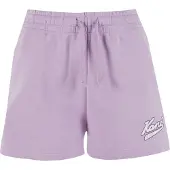 Karl kani Calças roxo / preto / branco