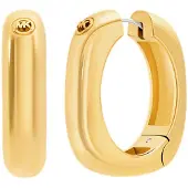 Michael Kors Gold-plated oval Orecchini Premium MKJ8603710