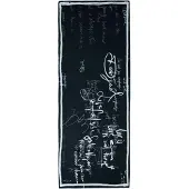 Desigual , Foulard lettering, Viscose, Preto, U
