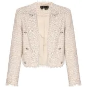 Faina Blazer 'Festive' bege / camurça / cinzento claro