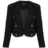 Faina Blazer ouro / preto
